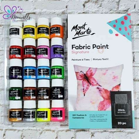 Mont Marte Signature Metallic Fabric Paint Set 